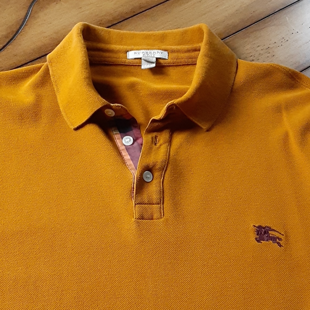 Burberry Brit short sleeved marigold polo